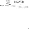 MTS 01.42830 Exhaust Pipe